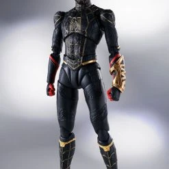 Bandai S.H. Figuarts Spiderman: No Way Home Spider-man Black And Gold Suit (Special Set) Action Figure S. H. Figuarts