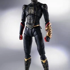 Bandai S.H. Figuarts Spiderman No Way Home Spider-Man Black And Gold Suit Action Figure (JP Ver)