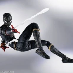 Bandai S.H. Figuarts Spiderman: No Way Home Spider-man Black And Gold Suit (Special Set) Action Figure S. H. Figuarts 17 Bandai S.H. Figuarts Spiderman: No Way Home Spider-man Black And Gold Suit (Special Set) Action Figure S. H. Figuarts