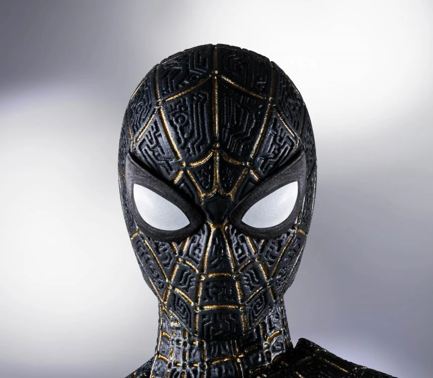 Bandai S.H. Figuarts Spiderman No Way Home Spider-Man Black And Gold Suit Action Figure (JP Ver) 10 Bandai S.H. Figuarts Spiderman No Way Home Spider-Man Black And Gold Suit Action Figure (JP Ver)