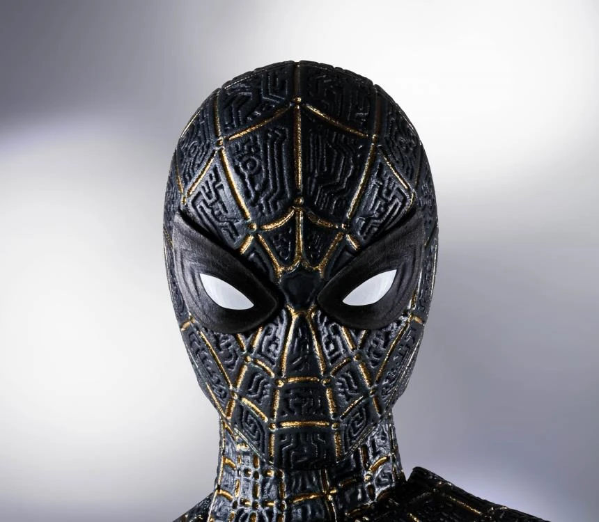 Bandai S.H. Figuarts Spiderman No Way Home Spider-Man Black And Gold Suit Action Figure (JP Ver) 11 Bandai S.H. Figuarts Spiderman No Way Home Spider-Man Black And Gold Suit Action Figure (JP Ver)