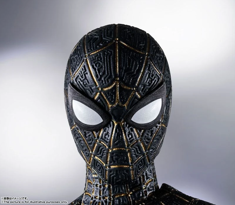Bandai S.H. Figuarts Spiderman: No Way Home Spider-man Black And Gold Suit (Special Set) Action Figure S. H. Figuarts 9 Bandai S.H. Figuarts Spiderman: No Way Home Spider-man Black And Gold Suit (Special Set) Action Figure S. H. Figuarts