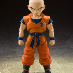 Bandai S.H. Figuarts Dragon Ball Z Krillin Earth's Strongest Man Action Figure S. H. Figuarts