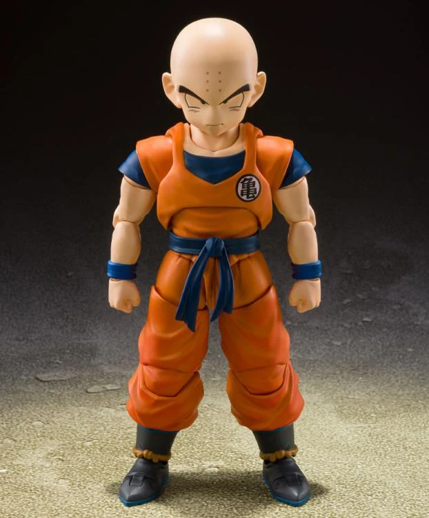 Bandai S.H. Figuarts Dragon Ball Z Krillin Earth's Strongest Man Action Figure S. H. Figuarts 4 Bandai S.H. Figuarts Dragon Ball Z Krillin Earth's Strongest Man Action Figure S. H. Figuarts