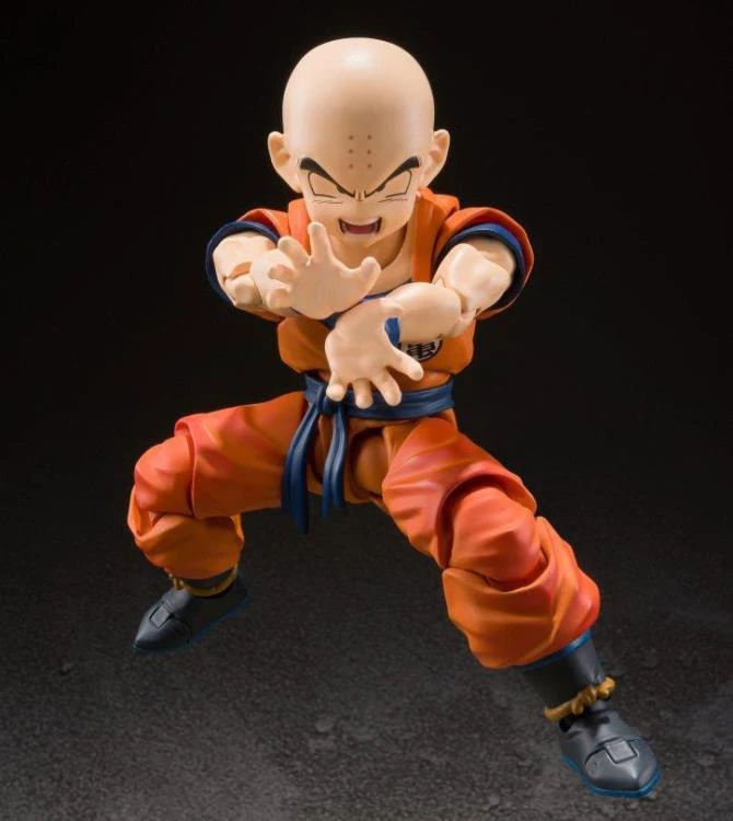 Bandai S.H. Figuarts Dragon Ball Z Krillin Earth's Strongest Man Action Figure S. H. Figuarts 6 Bandai S.H. Figuarts Dragon Ball Z Krillin Earth's Strongest Man Action Figure S. H. Figuarts