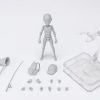 Bandai S.H. Figuarts Man Boy Male Body Kun (Ken Sugimori Edition ) DX Gray Action Figure