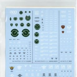 Bandai Gundam Decal #127 For HG 1/144 Mobile Suit Gundam 00 The Movie Multiuse #1 Water Slide/Transfer Decals