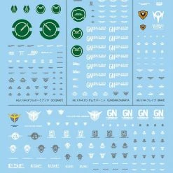 Bandai Gundam Decal #127 For HG 1/144 Mobile Suit Gundam 00 The Movie Multiuse #1 Water Slide/Transfer Decals