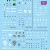Bandai Gundam Decal #128 For HG 1/144 Mobile Suit Gundam 00 The Movie Multiuse #2 Water Slide/Transfer Decals