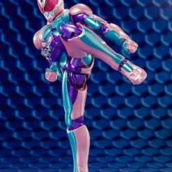 Bandai S.H. Figuarts Masked Kamen Rider Revise Kamen Rider Revi Rex Genome & Kamen Rider Vice Rex Genome Action Figures Set