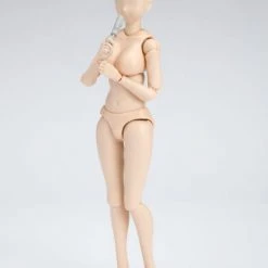 Bandai S.H. Figuarts Woman Female Body Chan DX (Yabuki Kentaro Ver.) Pale Orange Color Ver. Action Figure S. H. Figuarts