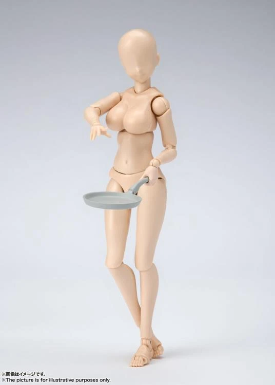 Bandai S.H. Figuarts Woman Female Body Chan DX (Yabuki Kentaro Ver.) Pale Orange Color Ver. Action Figure S. H. Figuarts 6 Bandai S.H. Figuarts Woman Female Body Chan DX (Yabuki Kentaro Ver.) Pale Orange Color Ver. Action Figure S. H. Figuarts
