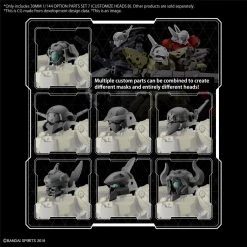 Bandai 30 Minutes Missions 30MM #W-16 1/144 Option Parts Set 7 (Customize Heads B) Model Kit 30 Minutes Missions / Sisters Kits