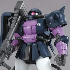 Bandai Gundam 1/100 MG MS-06R Zaku II Ver. 2.0 Black Tri-Stars Model Kit