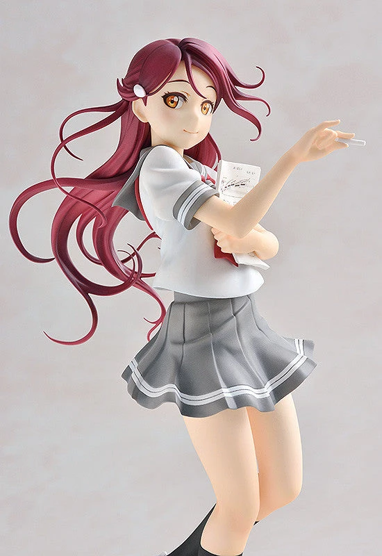 Anime Statues (Manufacture) With Fans! 1/7 Love Live! Sunshine!! Sakurauchi Riko: Blu Ray Jacket Ver Scale Statue Figure 4 Anime Statues (Manufacture) With Fans! 1/7 Love Live! Sunshine!! Sakurauchi Riko: Blu Ray Jacket Ver Scale Statue Figure