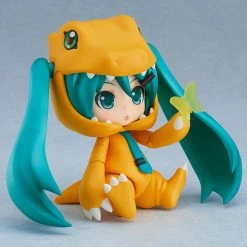 Good Smile Company Nendoroid Series Nendoroid #1439 Hatsune Miku Kigurumi Agumon Ver. Vocaloid X Digimon