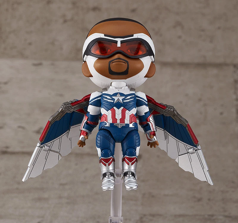 Good Smile Company Nendoroid #1618-DX Captain America (Sam Wilson) The Falcon And The Winter Soldier Nendoroid Series 5 Good Smile Company Nendoroid #1618-DX Captain America (Sam Wilson) The Falcon And The Winter Soldier Nendoroid Series