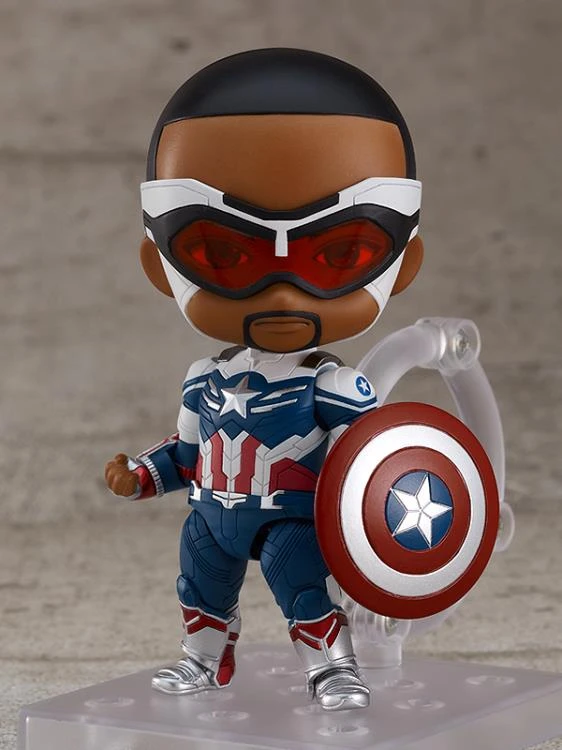 Good Smile Company Nendoroid #1618-DX Captain America (Sam Wilson) The Falcon And The Winter Soldier Nendoroid Series 9 Good Smile Company Nendoroid #1618-DX Captain America (Sam Wilson) The Falcon And The Winter Soldier Nendoroid Series