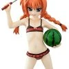 Anime Statues (Manufacture) Gift 1/4 Magical Girl Lyrical Nanoha A's Vita Swimsuit Ver Scale Statue Figure