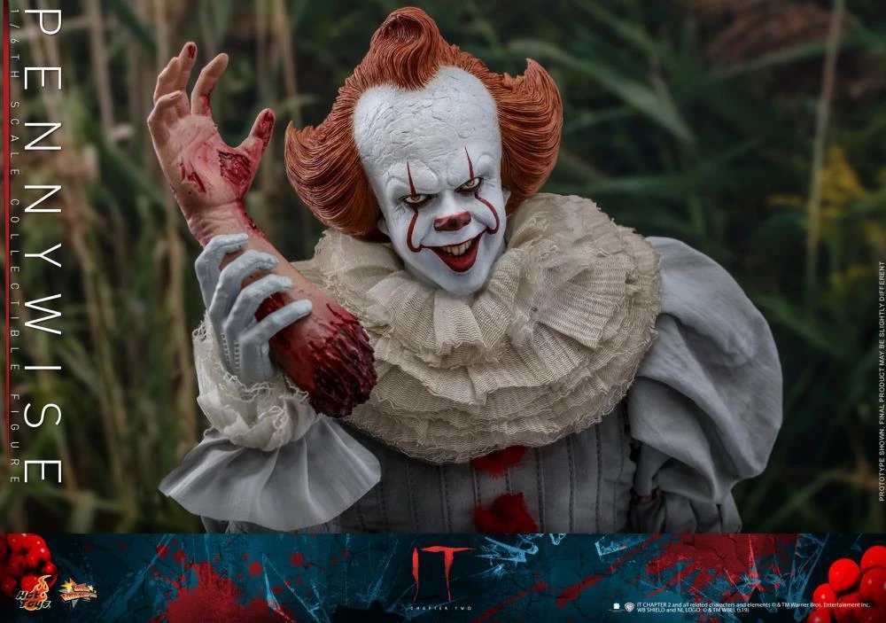 Scale Figures (1/6, 1/4, ETC) Hot Toys 1/6 IT Chapter 2 Pennywise Sixth Scale Action Figure MMS555 4 Scale Figures (1/6, 1/4, ETC) Hot Toys 1/6 IT Chapter 2 Pennywise Sixth Scale Action Figure MMS555