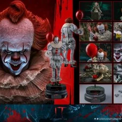 Scale Figures (1/6, 1/4, ETC) Hot Toys 1/6 IT Chapter 2 Pennywise Sixth Scale Action Figure MMS555