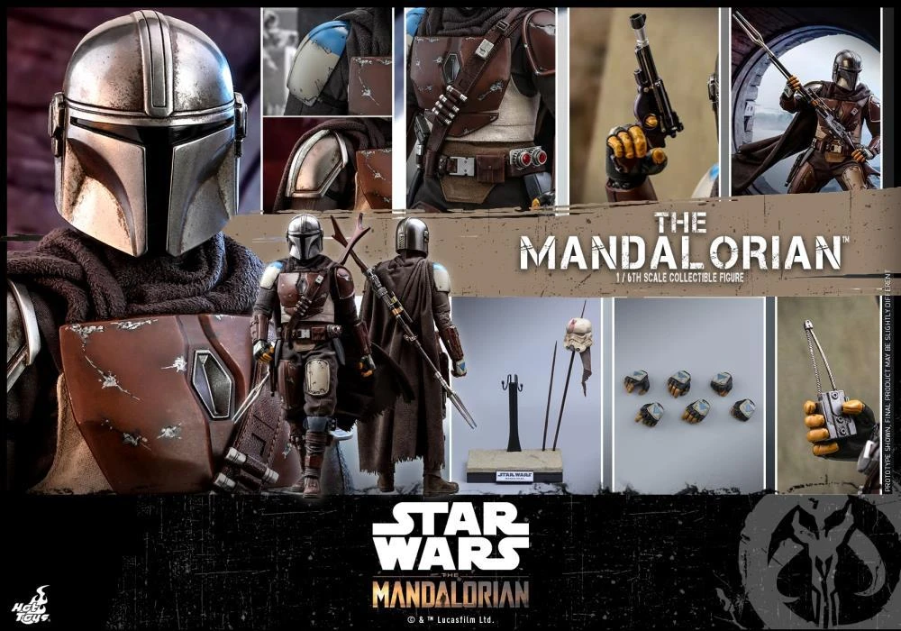Hot Toys 1/6 Star Wars The Mandalorian 1/6 Scale Collectible Figure TMS007 Action Figure 3 Hot Toys 1/6 Star Wars The Mandalorian 1/6 Scale Collectible Figure TMS007 Action Figure