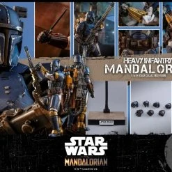Hot Toys 1/6 Star Wars The Mandalorian Heavy Armor Mandalorian Sixth Scale Figure TMS010