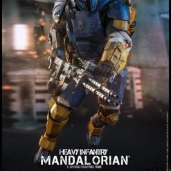 Hot Toys 1/6 Star Wars The Mandalorian Heavy Armor Mandalorian Sixth Scale Figure TMS010 12 Hot Toys 1/6 Star Wars The Mandalorian Heavy Armor Mandalorian Sixth Scale Figure TMS010