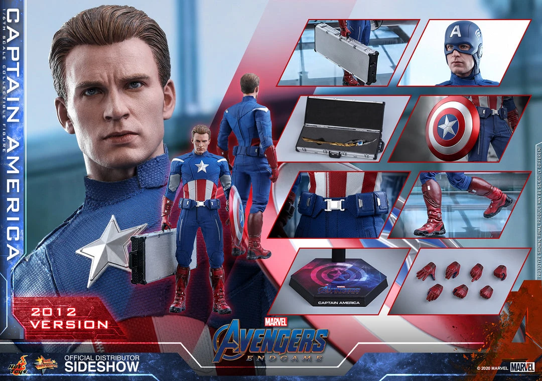 Hot Toys 1/6 Avengers: Endgame Captain America 2012 Ver. Sixth Scale Figure MMS563 Scale Figures (1/6, 1/4, ETC) 3 Hot Toys 1/6 Avengers: Endgame Captain America 2012 Ver. Sixth Scale Figure MMS563 Scale Figures (1/6, 1/4, ETC)