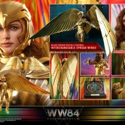 Scale Figures (1/6, 1/4, ETC) Hot Toys 1/6 DC Comics Golden Armor Wonder Woman DELUXE Version Sixth Scale Figure MMS578