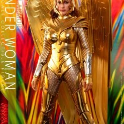 Scale Figures (1/6, 1/4, ETC) Hot Toys 1/6 DC Comics Golden Armor Wonder Woman DELUXE Version Sixth Scale Figure MMS578