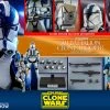 Hot Toys 1/6 Star Wars The Clone Wars 501st Battalion Clone Trooper (Deluxe) Sixth Scale Figure TMS023