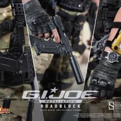 Hot Toys Roadblock GI Joe Retaliation 12 Inch 1/6 Scale Action Figure MMS199