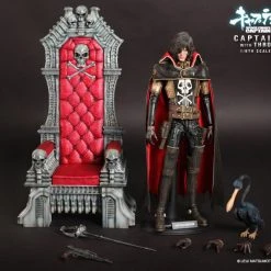 Scale Figures (1/6, 1/4, ETC) Hot Toys 1/6 Captain Harlock With Throne Of Arcadia Sixth Scale Figure MMS223