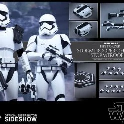 Hot Toys 1/6 First Order Stormtrooper Officer & Stormtrooper Set Star Wars Episode VII The Force Awakens MMS335 Sixth Scale Figures