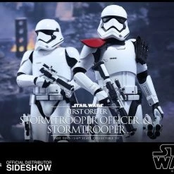 Hot Toys 1/6 First Order Stormtrooper Officer & Stormtrooper Set Star Wars Episode VII The Force Awakens MMS335 Sixth Scale Figures