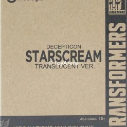 Kids Logic Transformers Mecha Nations MN-05 Clear Starscream 3" Action Figure