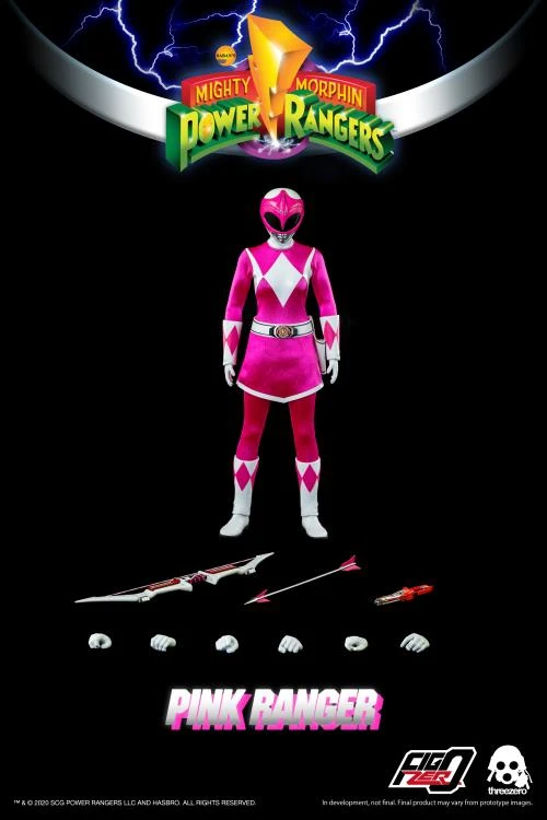 ThreeZero FigZero 1/6 Mighty Morphin Power Rangers Pink Ranger Sixth Scale Figure 3 ThreeZero FigZero 1/6 Mighty Morphin Power Rangers Pink Ranger Sixth Scale Figure