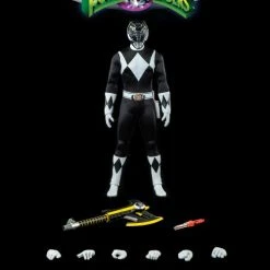 ThreeZero FigZero 1/6 Mighty Morphin Power Rangers Black Ranger Sixth Scale Figure