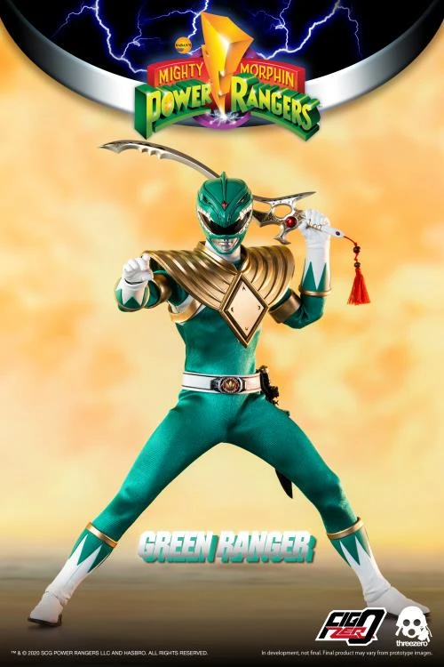 ThreeZero FigZero 1/6 Mighty Morphin Power Rangers Green Ranger Sixth Scale Figure 8 ThreeZero FigZero 1/6 Mighty Morphin Power Rangers Green Ranger Sixth Scale Figure