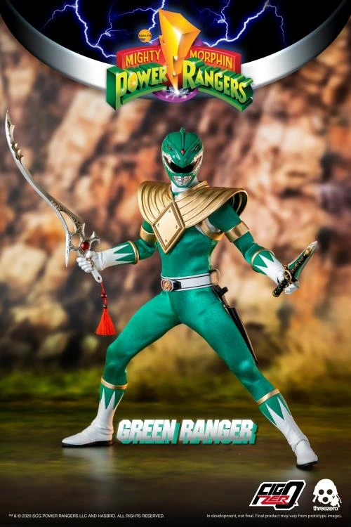 ThreeZero FigZero 1/6 Mighty Morphin Power Rangers Green Ranger Sixth Scale Figure 6 ThreeZero FigZero 1/6 Mighty Morphin Power Rangers Green Ranger Sixth Scale Figure