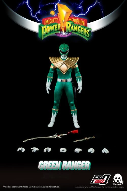 ThreeZero FigZero 1/6 Mighty Morphin Power Rangers Green Ranger Sixth Scale Figure 3 ThreeZero FigZero 1/6 Mighty Morphin Power Rangers Green Ranger Sixth Scale Figure