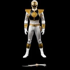ThreeZero FigZero 1/6 Mighty Morphin Power Rangers White Ranger Sixth Scale Figure