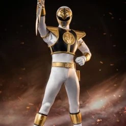 ThreeZero FigZero 1/6 Mighty Morphin Power Rangers White Ranger Sixth Scale Figure 17 ThreeZero FigZero 1/6 Mighty Morphin Power Rangers White Ranger Sixth Scale Figure