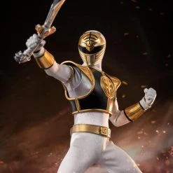 ThreeZero FigZero 1/6 Mighty Morphin Power Rangers White Ranger Sixth Scale Figure 16 ThreeZero FigZero 1/6 Mighty Morphin Power Rangers White Ranger Sixth Scale Figure