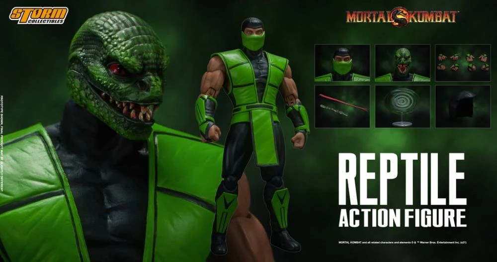 Storm Collectibles 1/12 Mortal Kombat Reptile Action Figure 3 Storm Collectibles 1/12 Mortal Kombat Reptile Action Figure