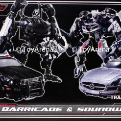 Takara Tomy Transformers DOTM APS-03 Deception Barricade & Soundwave Asia Premium Series Exclusive Action Figure