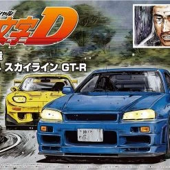 Initial D Model Kits Aoshima 1/24 Initial D #09 Hoshino Kozo BNR34 Skyline GT-R Model Kit