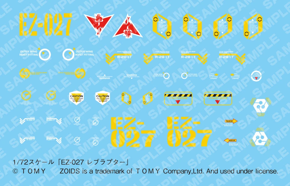 Kotobukiya 1/72 Zoids HMM EZ-027 Rev Raptor Scale Model Kit 14 Kotobukiya 1/72 Zoids HMM EZ-027 Rev Raptor Scale Model Kit