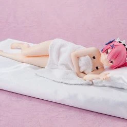 Kadokawa 1/7 Re: Zero -Starting Life In Another World- Ram Sleep Sharing Ver Scale Statue Figure PVC